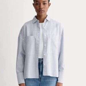 EVERLANE BOXY OXFORD XS